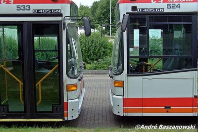 Two STOAG vehicles face each other