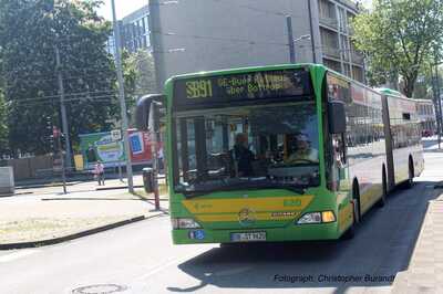 STOAG line SB91 at the Buer Rathaus stop