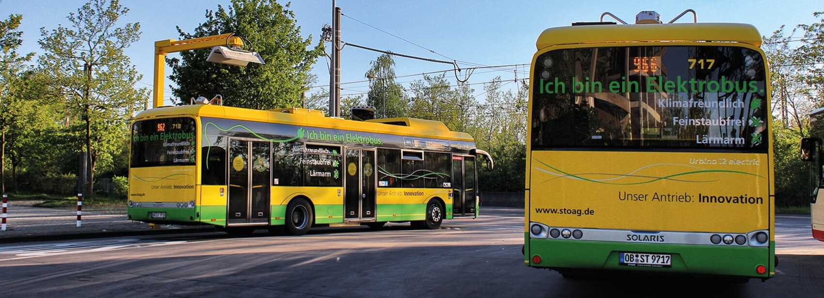 Electric buses at STOAG