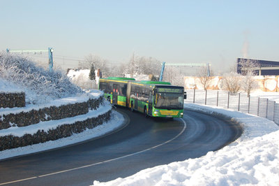 STOAG bus in snow