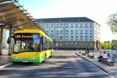 Our electric buses on the go